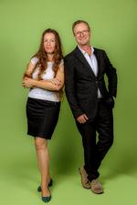 Sabine Lemire og Rasmus Bregnhøi har fulgt deres heltinde Mira frem til tærsklen til ungdomslivet her i bind nummer 10. Foto: Sara Galbiati