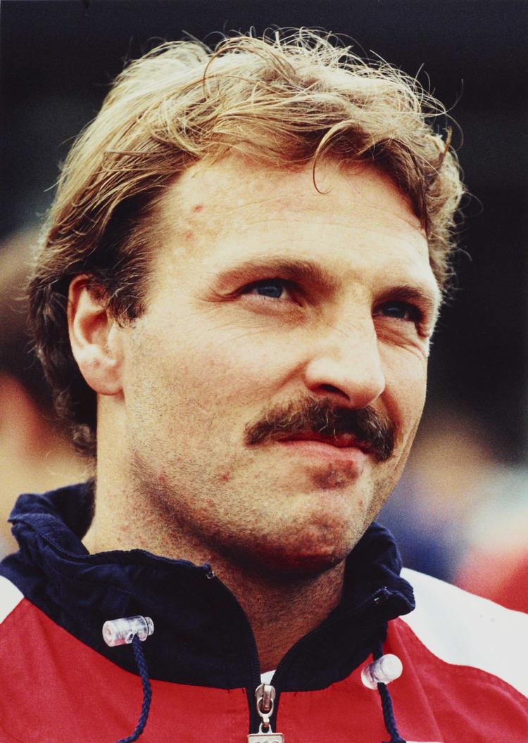 Kim Christoftes overskæg aner ikke, hvor trendy det er lige nu. Foto: Thomas Wilmann