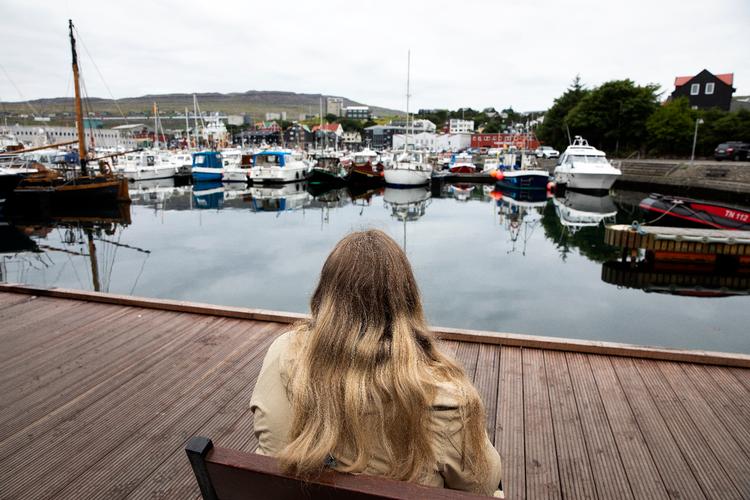 »Vi har kæmpet så længe, og vi var ved at være udmattede. Nu kan vi endelig holde fri«., lyder det fra Bjørt Lind, der er bestyrelsesmedlem i Fritt Val, en organisation der kæmper for fri abort på Færøerne. Arkivfoto fra Thorshavn, Færøerne.  Foto: Finn Frandsen