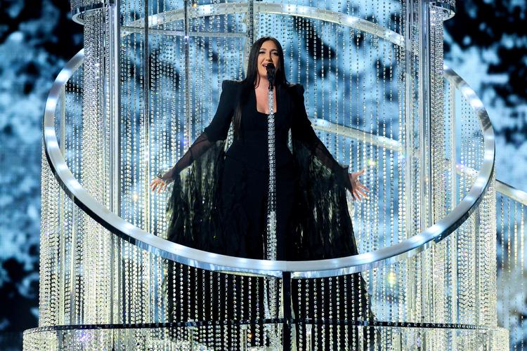 Yuval Raphael repræsenterede Israel ved Eurovision-finalen i Basel i maj. Foto: Denis Balibouse/Ritzau Scanpix