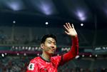 33-årige Son Heung-min er anfører for det sydkoreanske landshold, som han har repræsenteret 140 gange. Foto: Kim Soo-hyeon/Ritzau Scanpix