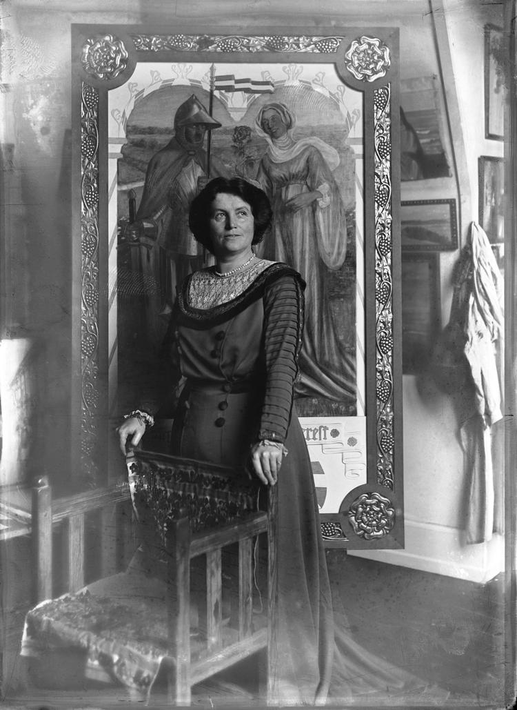 Agnes Slott-Møller var en dansk kunstmaler og billedhugger. Og en af de kunstnere, der nævnes i Sara Alforts bog. Foto: Holger Damgaard