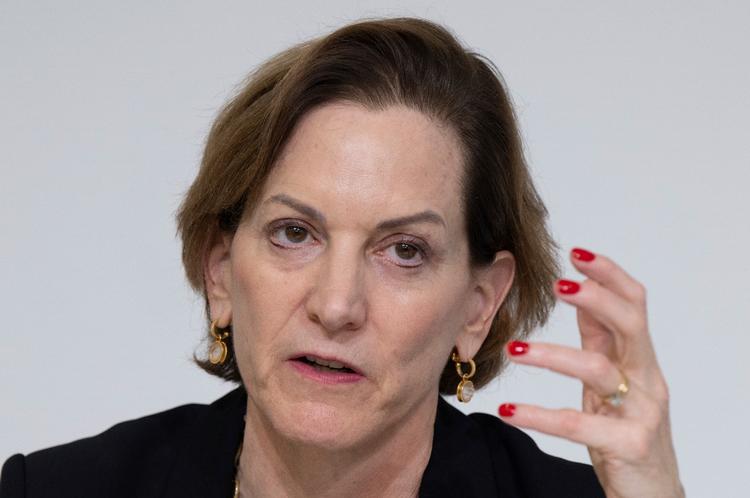 Anne Applebaum is an award-winning historian and journalist with international politics as her central field of work Foto: Boris Roessler/Ritzau Scanpix