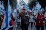 Israelere protesterer mod den nationalreligiøse regering. Foto: Christian Falck Wolff