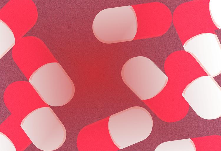 Pregabalin sælges bl.a. under navnet Lyrica og gabapentinoider f.eks. under navnet Neurontin. Illustration Hege B. Huseby