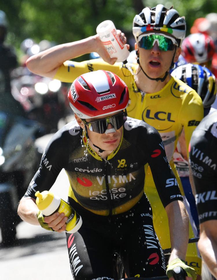Årets sejr i Tour de France var Tadej Pogacars fjerde. Danske Jonas Vingegaard har vundet to.  Foto: Papon Bernard/Ritzau Scanpix