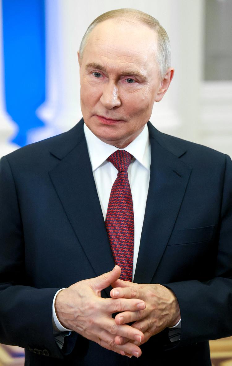 En privat samtale mellem Xi og Putin, som blev optaget uden deres vidende, har afsløret, at den russiske præsident er meget optaget af organtransplantationer og tanken om at blive udødelig. Den danske aldringsforsker Morten Scheibye-Knudsen skønner, at Putin godt kan blive 150 år, hvis han er ekstremt heldig. Foto: Vyacheslav Prokofyev/Ritzau Scanpix