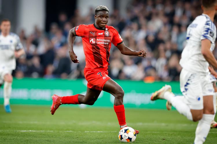 Franculino har lavet 21 mål i 30 kampe for FCM i denne sæson indtil videre. Foto: Jens Dresling