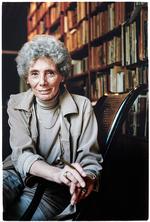 Den belgiske​ psykoanalytiker og forfatter Jacqueline Harpmans roman 'Jeg​ som aldrig har kendt mænd' fra 1995 har de seneste år fået enorm opmærksomhed på det sociale medie TikTok. Foto: Michiel Hendryckx  