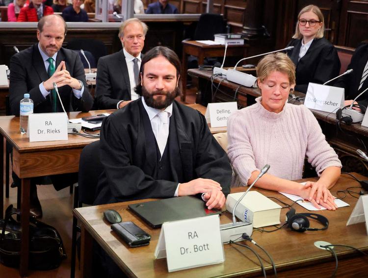 Den tyske millionarving Christina Bock er tiltalt for at have hyret eksagenter til at bortføre sine børn. Foto: Christian Charisius/Ritzau Scanpix