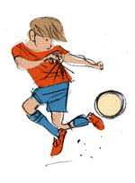 »Jeg har endnu til gode at se nogen fra DBU forklare, hvilket fagligt grundlag beslutningen om den nye grænse er taget på. Hvor er dialogen med forskere og med os i breddefodbolden?«, siger Daniel Nors, bestyrelsesformand i Skive IK. Arkivtegning:  Claus Nørregaard