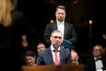 Ligesom de øvrige sangsolister har bassolisten Mikkel Tuxen selv sunget med i koret ved deres 'Messias'-opførelser. Foto: Martin Rosenauer
