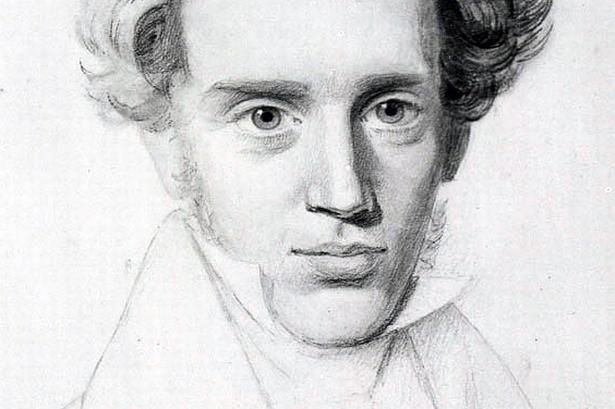 Søren Kierkegaard hadede aviser! Fotografi efter blyantstegning udført ca. 1840 af N. C. Kierkegaard   Foto: /Sylvest Jensen (1910-1959)