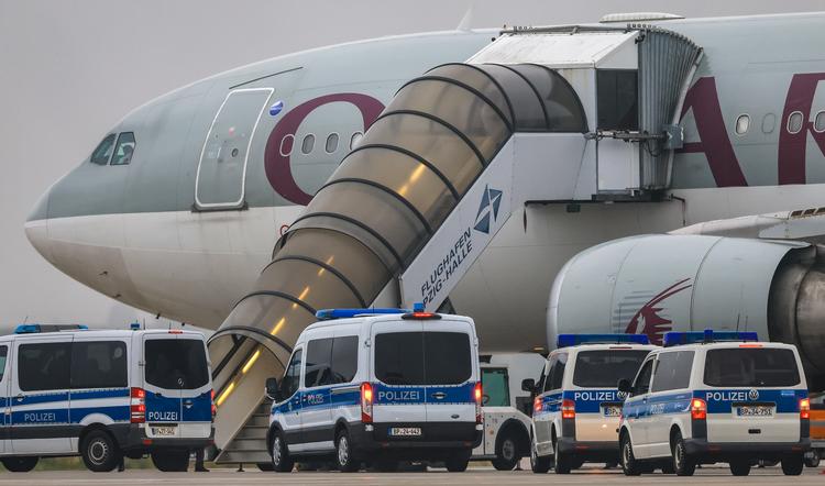Ud over syrere deporterer Tyskland også afghanere. Her ses et fly, der i juli fragtede 81 mennesker fra Leipzig til Kabul. Foto: Jan Woitas/Ritzau Scanpix