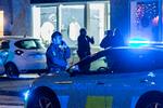 Politiet mødte talstærkt op efter knivstikkeri i Hvidovre. Foto: Steven Knap/Ritzau Scanpix