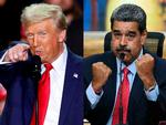 I de seneste måneder har USA’s præsident, Donald Trump, øget presset mod Venezuelas præsident, Nicolás Maduro. Det er endnu uvist, om eksplosionerne har noget med konflikten at gøre. Foto: Kamil Krzaczynski, Federico Parr/Ritzau Scanpix