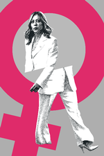 Giorgia Meloni er den første kvindelige ministerpræsident i Italien. Hendes motto under valgkampen i 2022 var: »Jeg er Giorgia. Jeg er kvinde. Jeg er mor. Jeg er kristen«. Kollage: Mads D'Alterio Djervig. Originalfoto: MARCO LONGARI/Pool via REUTERS, Wikimedia