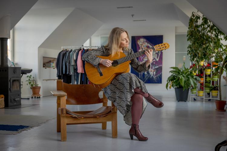  »Det er enormt rart at blive lidt usynlig. Det er frisættende«, siger Anne Mette Thorhauge. Foto: Miriam Dalsgaard