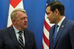 The American Secretary of State, Marco Rubio, speaks with the Danish Foreign Minister, Lars Løkke Rasmussen, during a NATO foreign ministers' meeting. Foto: Jacquelyn Martin/Ritzau Scanpix