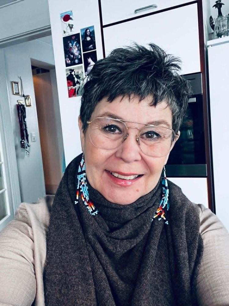 Liv Aurora Jensen i sit køkken i Grønlands hovedstad Nuuk. Foto: Privatfoto