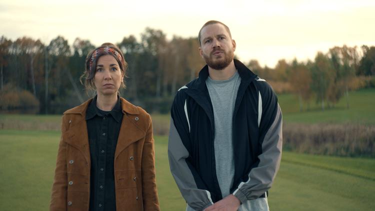 Naja og MIchael  spilles skarpt af Julie Rudbæk og Jesper Zuschlag, som begge også står manuskript og instruktion af serien.  Foto: Benjamin Kirk