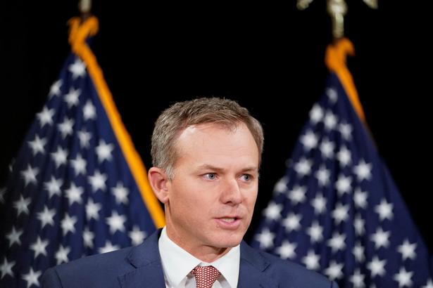 Republican Blake Moore is part of the Republican Party leadership in the House of Representatives. Foto: Nathan Howard/Ritzau Scanpix