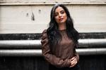 Forfatter Sara Omar skal for 3. gang forsøger at overbevise retten om, at det er hende og ikke filminstruktør Manyar Parwani, der har rettighederne omkring 300 timers optagelser af hende. Foto: Gregers Tycho/Ritzau Scanpix