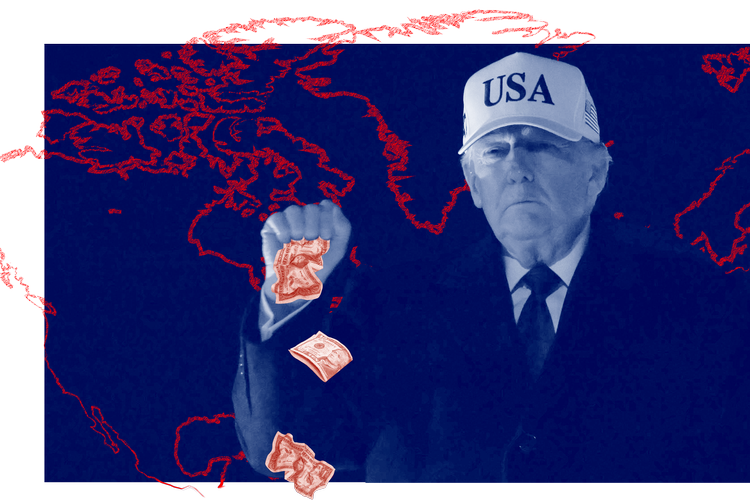 Illustration: Mathias Lystbæk. Originalfoto: Andrew Caballero Reynolds/Ritzau Scanpix, Freepik