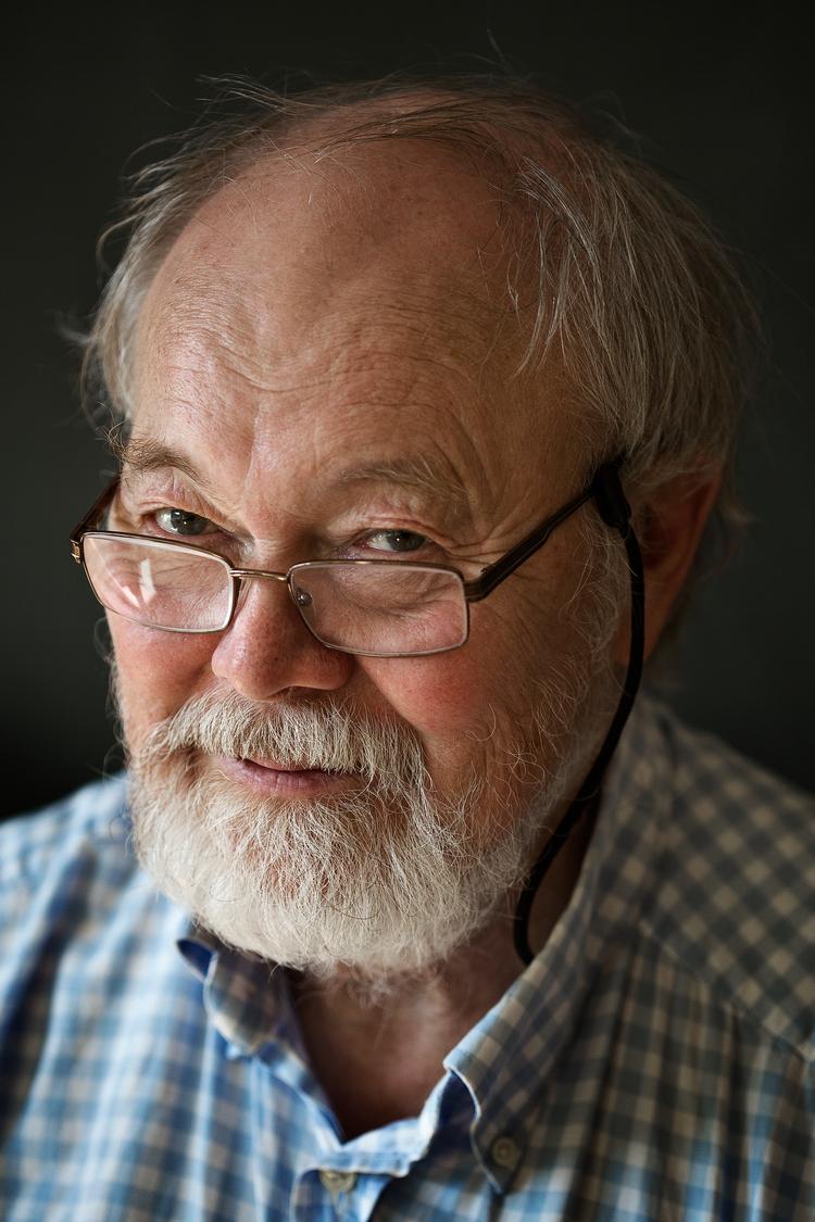 80-årige Jørgen Tranum-Jensen var et levende opslagsværk i menneskekroppens anatomi.  Foto: Lasse Kofod