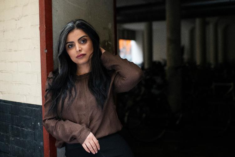 Forfatter Sara Omar måtte i retten forsvare sig mod at have talt usandt til politiet. Foto: Gregers Tycho/Ritzau Scanpix