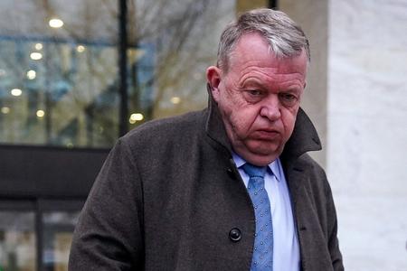 Lars Løkke Rasmussen takes a breather amid a hectic day. Foto: Nathan Howard/Ritzau Scanpix