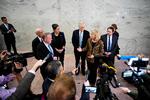 Denmark’s Foreign Minister Lars Løkke Rasmussen and Vivian Motzfeldt are meeting with Senators Lisa Murkowski and Ruben Gallego at the U.S. Capitol in Washington, D.C., Wednesday, January 14, 2026. Foto: Mads Claus Rasmussen/Ritzau Scanpix