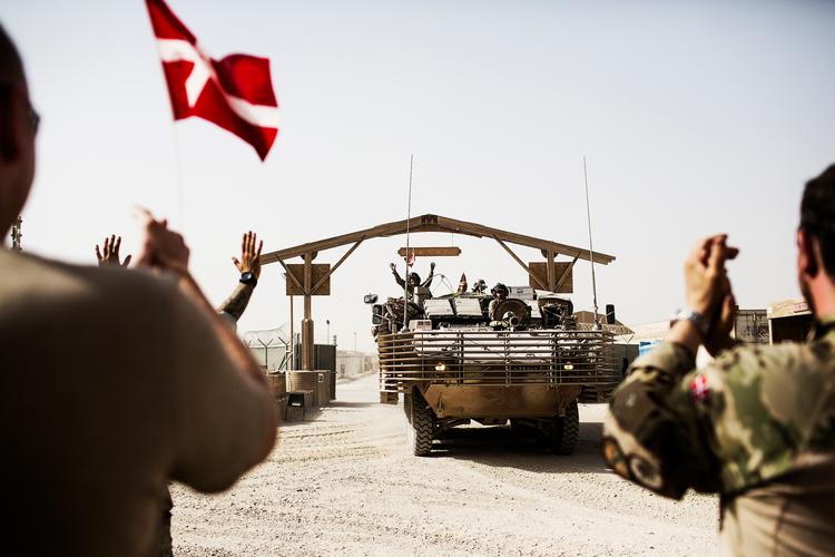 Exit Afghanistan juli 2013. Efter 12 år i Afghanistan trak de danske soldater sig officielt ud af området ved handelsbyen Gereshk i provinsen Helmand, Afghanistan.  Arkivfoto: Ditte Valente