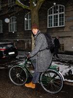 Efter en forestilling er det vigtigste, at man har et liv at vende tilbage til, mener Magnus Hauggaard. Og vejen tilbage for ham er på cykel – og i stilhed. Foto: Anders Holst Foto: Anders Holst Pedersen