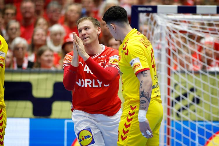   Simon Pytlick storspillede og blev både dansk topscorer samt kampens spiller.   Foto: Jens Dresling