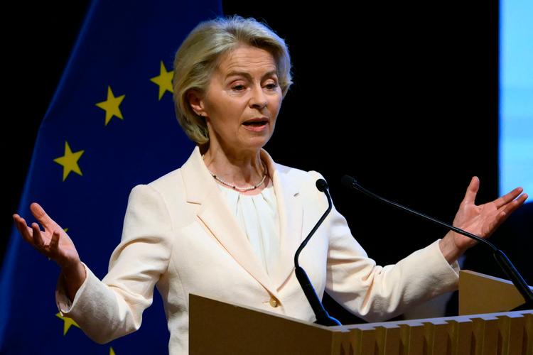 EU-ambassadører fra de 27 EU-lande er indkaldt til hastemøde i Bruxelles søndag om Grønland og præsident Donald Trumps trusler om told mod Danmark, Grønland og en række europæiske lande. Foto: Luis Robayo/Ritzau Scanpix