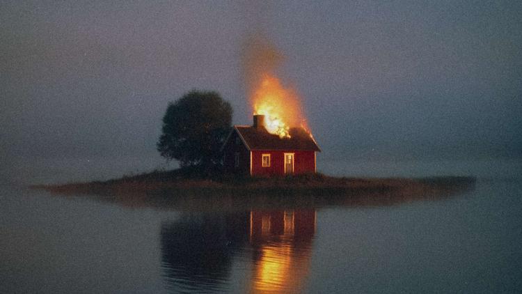 Sådan ser coveret til ep'en 'Kärleken är bränd', med hitsangeren Jacub, ud på Spotify, hvor den kunstigt skabte sanger og sang er blevet et kæmpehit. Foto: Cover