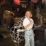 Lærke Lillelunds tekstile værker kan ses i Officinet i Bredegade fra 6. februar.  Foto: Grace Ann Leadbeater