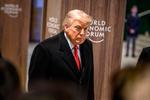 U.S. President Donald Trump speaks to the media as he leaves the convention center during the World Economic Forum (WEF) annual meeting in Davos on January 21, 2026. Foto: Fabrice Coffrini/Ritzau Scanpix