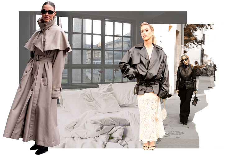 Sophia Roe (tv), Emili Sindlev (i midten) og Josefine Haaning Jensen (th) har tilsammen omkring 2,5 millioner følgere på Instagram. De udtrykker sig sjældent med ord og tilhører en særlig gruppe af influencere, der med masser af billeder af en luksuriøs livsstil kombineret med genkendelige elementer som uredte senge og gåture i København er blevet nogle af de mest succesfulde danskere i branchen.   Kollage: Christine Vierø Larsen. Originalfoto: Marcy Swingle/Thomas Razzano/Pierrick Rocher/Shutterstock/Ritzau Scanpix, Lars Hansen, Freepik