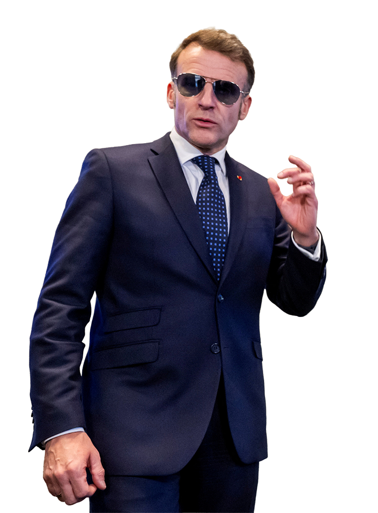 Macrons solbriller: Hot og not? Foto: Laurent Gillieron/Ritzau Scanpix