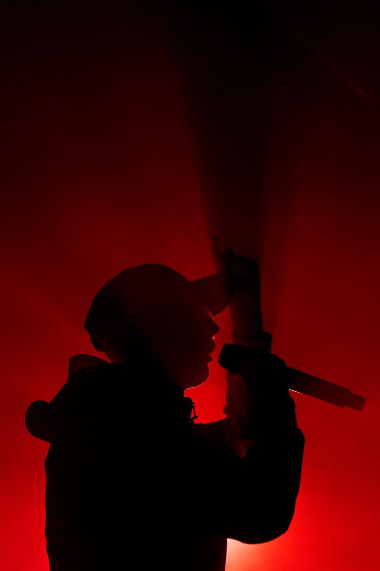 The young Danish rapper Cizzo has built his fanbase through videos and social media. Sunday evening, he met his audience for the first time. Foto: Finn Frandsen