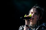 Sangeren Billie Eilish modtog i weekenden en pris i Atlanta og benyttede lejligheden til at angribe Trump og ICE. Her er hun fotograferet på Tinderbox Festival i 2019. Arkivfoto: Jens Hartmann