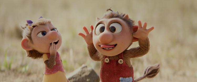 Krølle-Bølle kom til verden for 80 år siden i en børnebog af Ludvig Mahler. Nu er den lille bornholmske trold gået til filmen i 'Krølle Bølle' - uden den vanlige bindestreg i sit navn. Her er han en rigtig unge, der hellere vil drille og lave ballade end påtage sig noget så kedeligt som ansvar.  Foto: Nepenthe Film