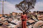 Landsbyen Woro i det vestlige Nigeria blev tirsdag raseret af ekstremister forbundet med Islamisk Stat. Ifølge Røde Kors døde 162 mennesker under angrebene på Woro og en anden landsby, Nuku. Foto: Light Oriye Tamunotonye/Ritzau Scanpix