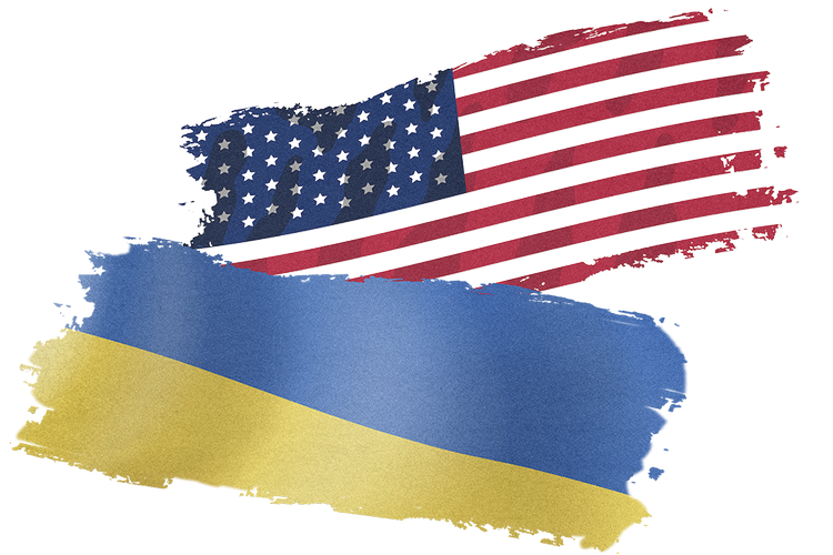 En ny rapport viser, at Ukraines korruptionsproblem er dalende, imens USA's er stigende. Illustration: Tomas Østergren. Grafik: Freepik