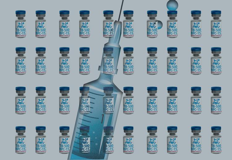 »Vi ved med andet doping, der kommer ind i landet, at cirka en tredjedel indeholder noget andet end det, der står på pakningen. Man kan ikke stole på, hvad der er i«, siger Jakob Mørkeberg fra Anti Doping Danmark. Illustration: Karina Kofoed 