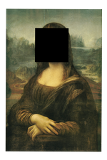 I Epstein-filerne har det amerikanske justitsministerium  sløret et foto af Mona Lisa på samme måde, som de har sløret Epstein-ofrene. Fotoet i Epstein-filerne ser ud til at være en reproduktion af Leonardo da Vincis maleri fra Louvre. Her er det originalen.   Foto: Billedmanipulation. Originalfoto: musée du Louvre/Léonard De Vinci