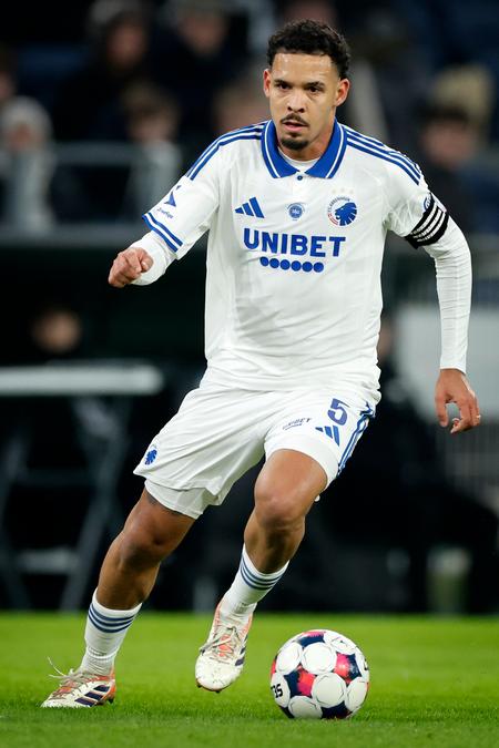 Gabriel Pereira har fået to spilledages karantæne, af Uefa. Han fornærmede en kampofficial efter slutfløjt  Foto: Jens Dresling