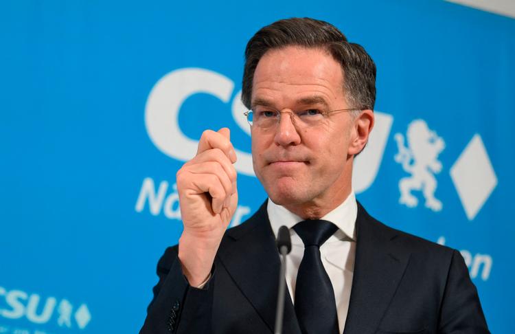 Nato's generalsekretær Mark Rutte må lægge øre til alverdens forskellige udtaler af hans efternavn.  Foto: Thomas Kienzle/Ritzau Scanpix